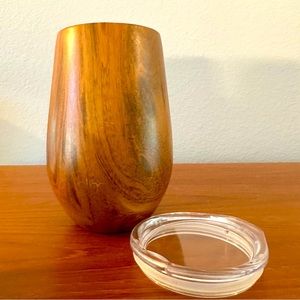 Like New - Simple Modern Wood Grain SS wine tumbler